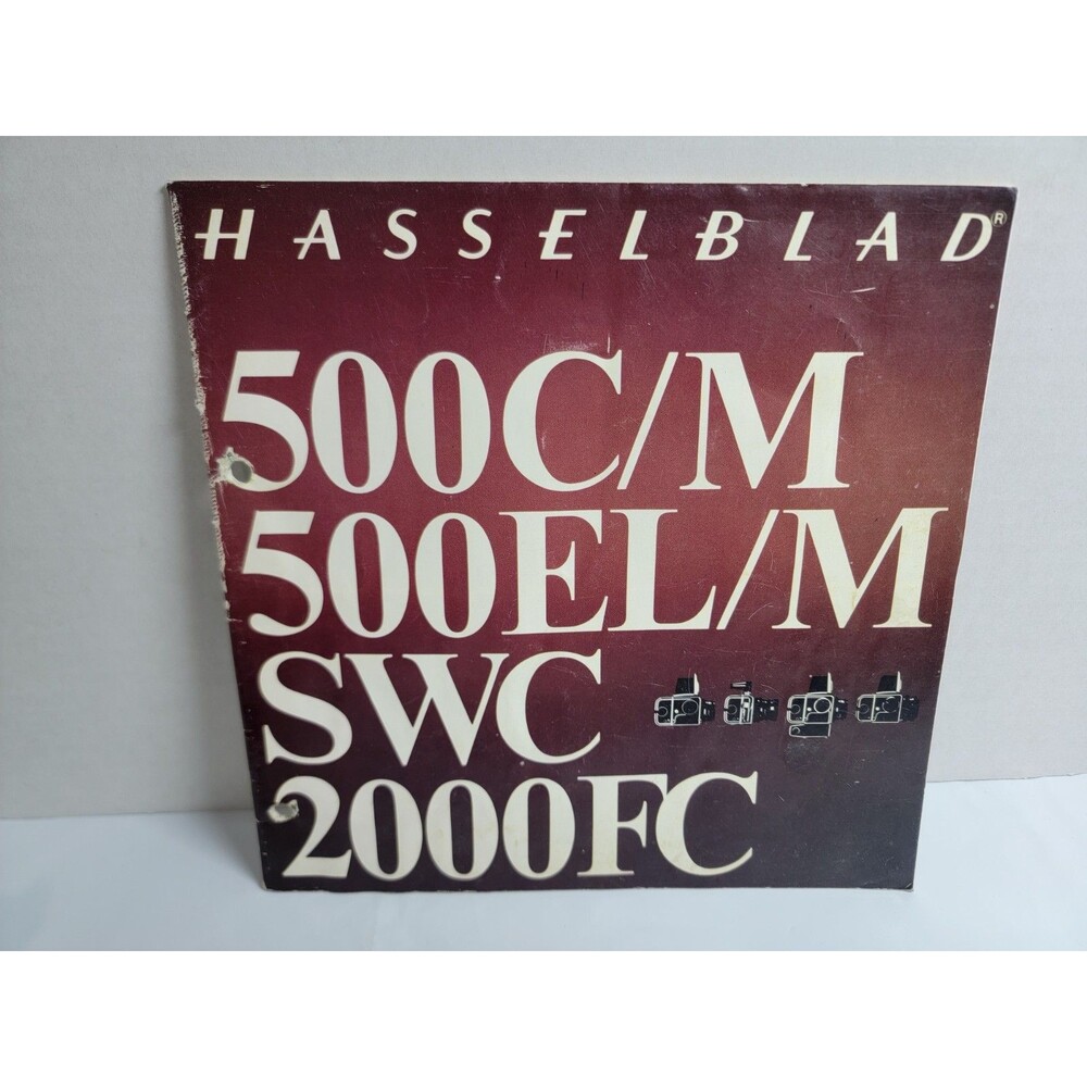 Vintage 1976 Hasselblad 500C/M 500EL/M SWC 2000FC Camera Brochure Catalog Sweden